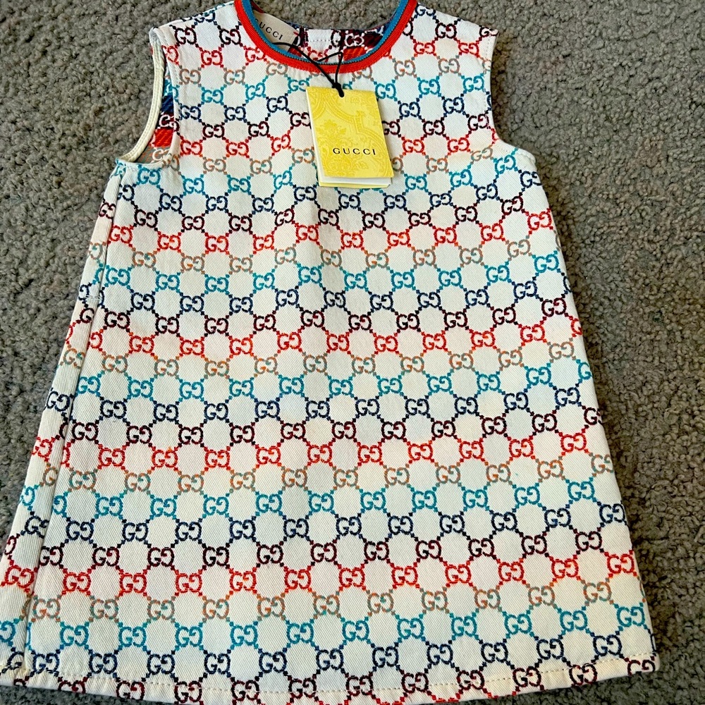 Toddler Gucci multi colored dress